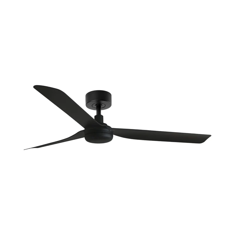Punt Ceiling Fan Matt Black / Matt Black / Without Light