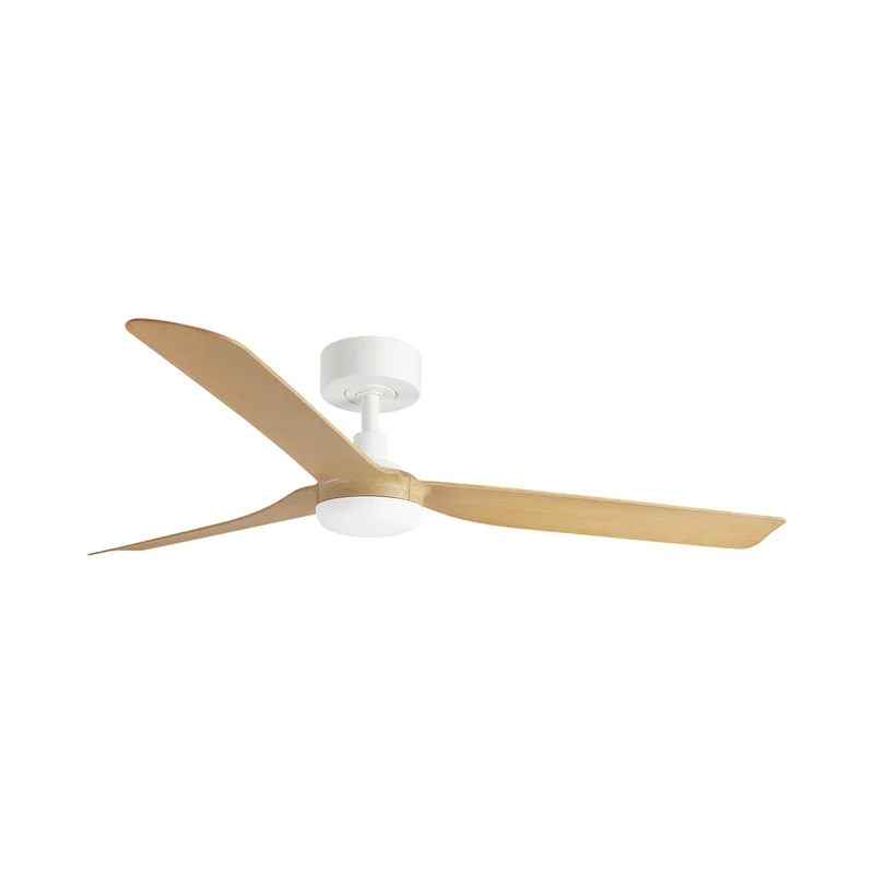 Punt Ceiling Fan Matt White / Maple / Without Light