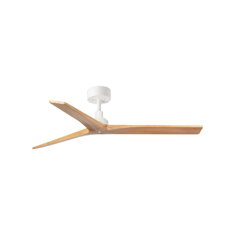 Klim Ceiling Fan Matt White/Pine / Medium / Without Light
