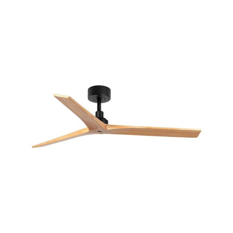 Klim Ceiling Fan Matt Black/Pine / Medium / Without Light