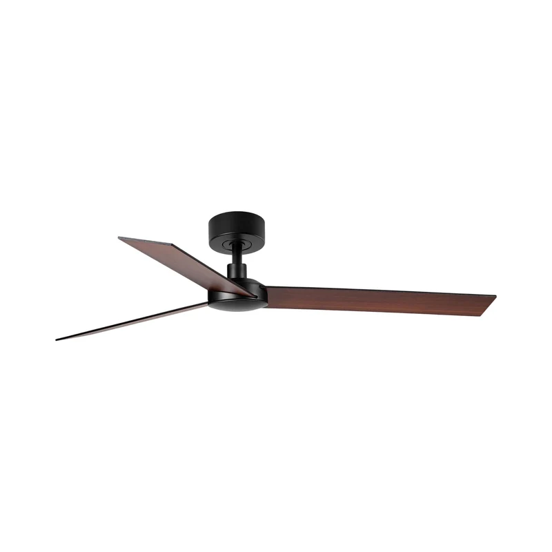 Rudder Ceiling Fan Matt Black / Without Light