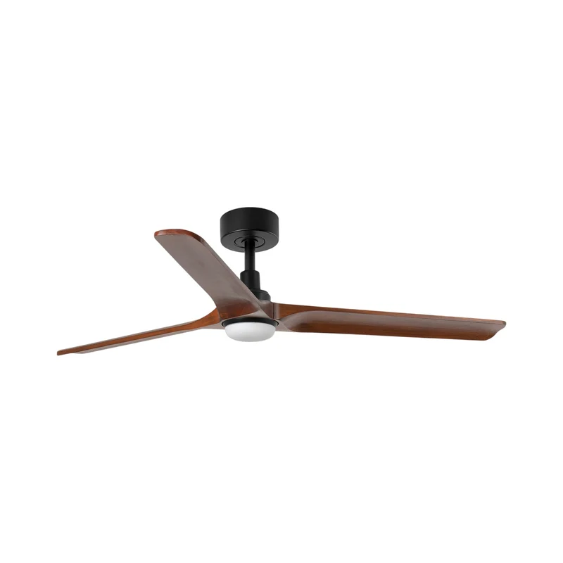 Heywood Ceiling Fan Dark Walnut / With Light