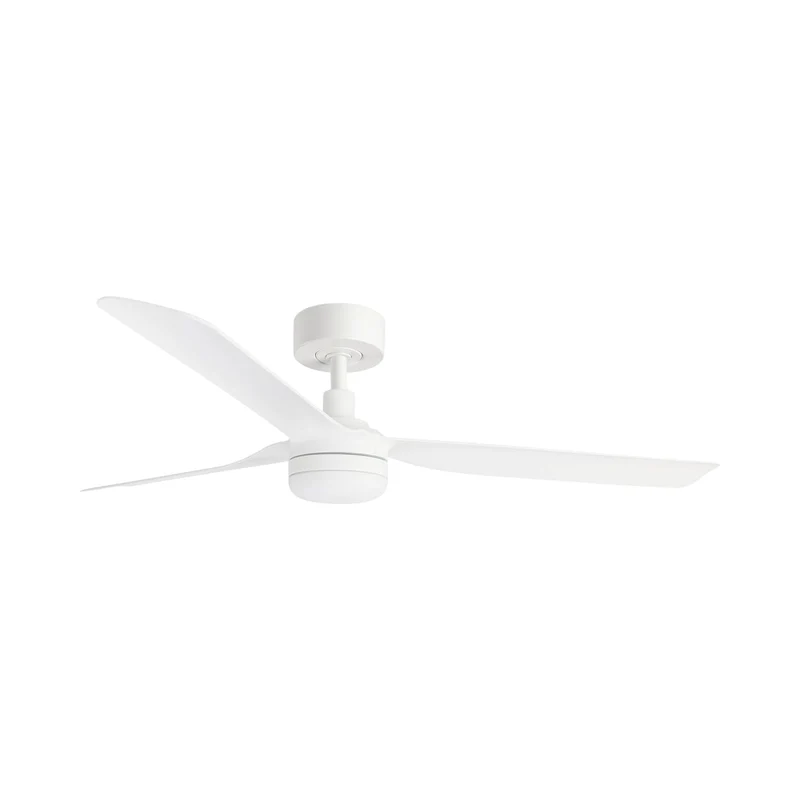 Punt Ceiling Fan Matt White / Matt White / With Light