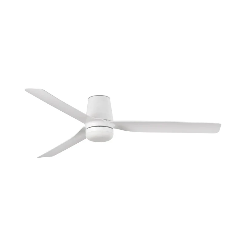 Punt Tub Ceiling Fan Matt White / Matt White / With Light