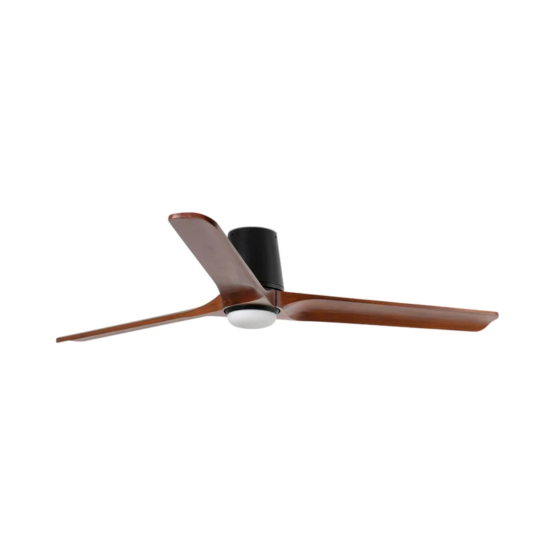 Heywood Tub Ceiling Fan Dark Walnut / With Light