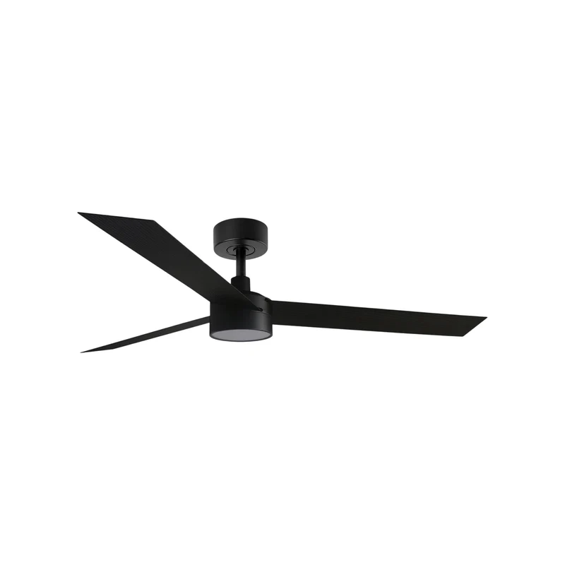 Cruiser Ceiling Fan Matt Black / Large / With Light