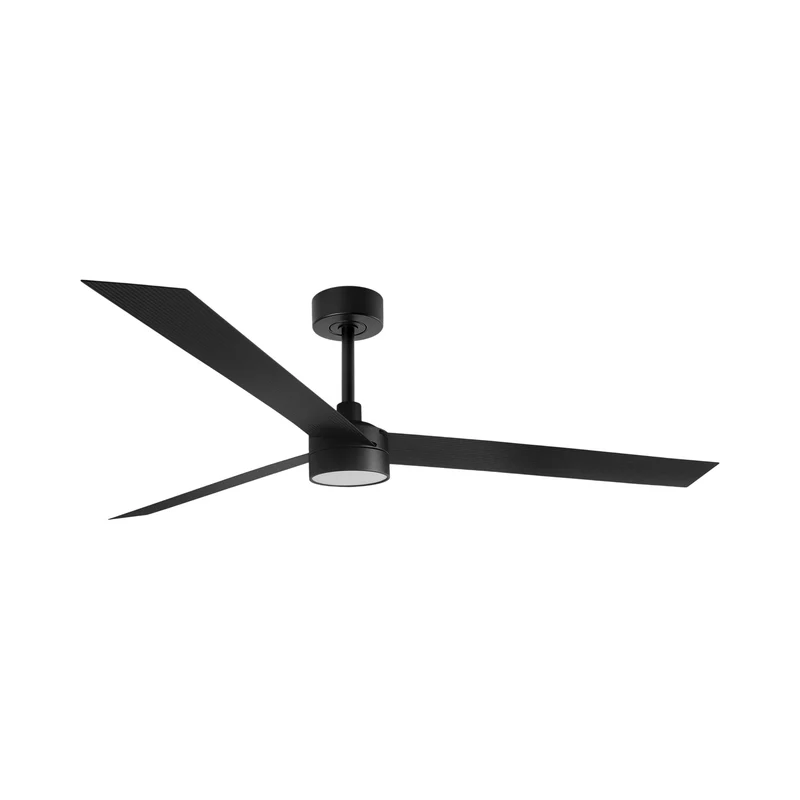 Cruiser Ceiling Fan Matt Black / Extra Large / With Light