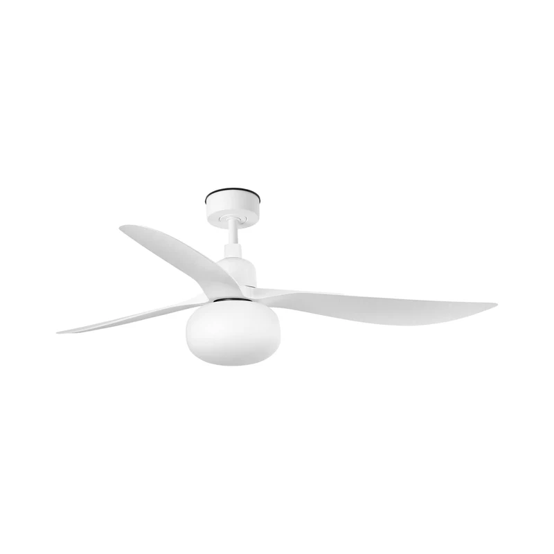 Outwood Ceiling Fan Matt White / Matt White / With Light