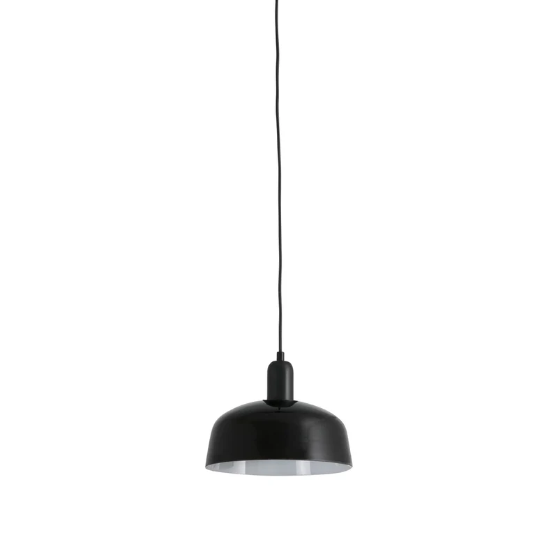 Tatawin Pendant Light Gloss Black / Glass / 10-Inch
