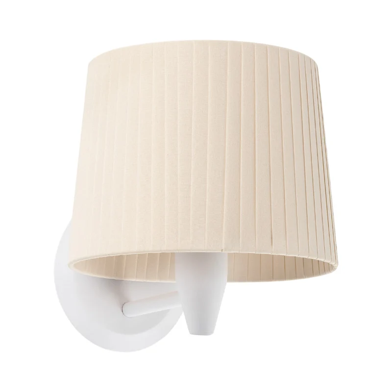 Samba Wall Light Matt White / Beige