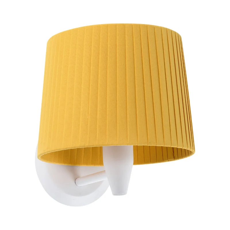 Samba Wall Light Matt White / Yellow