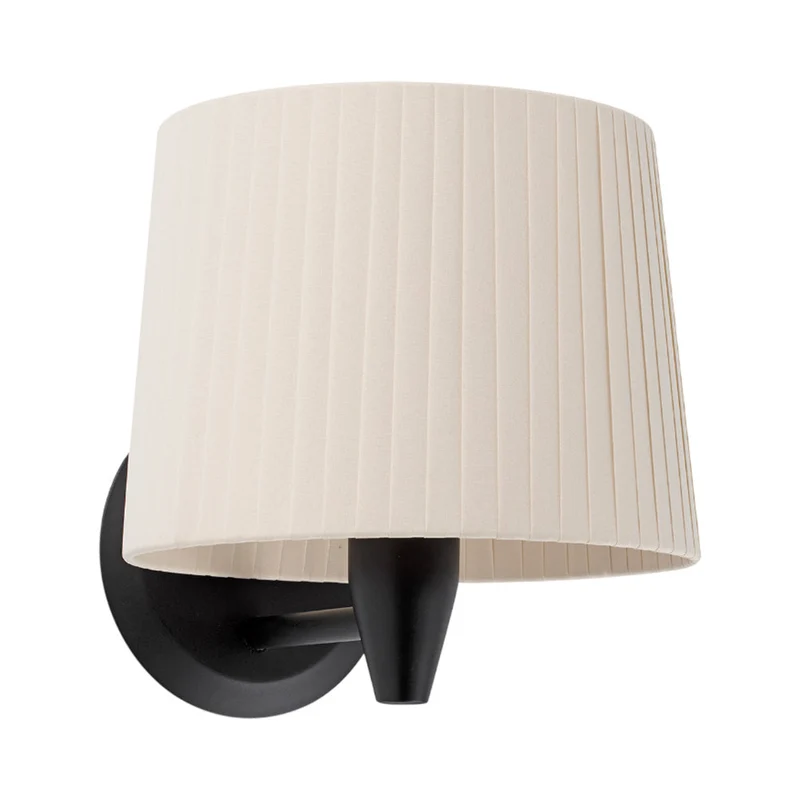 Samba Wall Light Matt Black / Beige