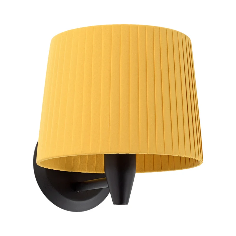 Samba Wall Light Matt Black / Yellow