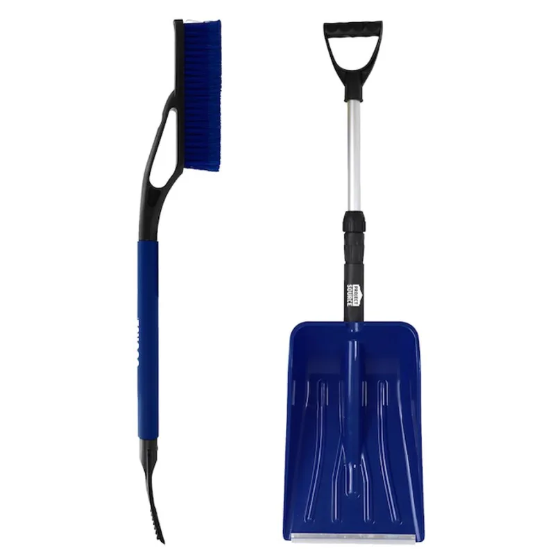 Project Source Emergency Car Plastic Snow Brush and Shovel Combo