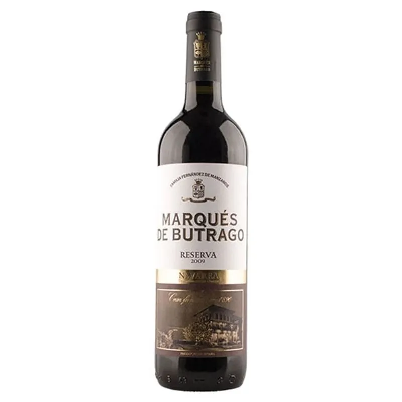 Vinho Espanhol Marqués de Butrago Tinto Reserva D.O Navarra 2013