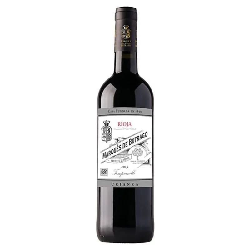Vinho Espanhol Marqués de Butrago Tinto Crianza D.O.CA Rioja 2016