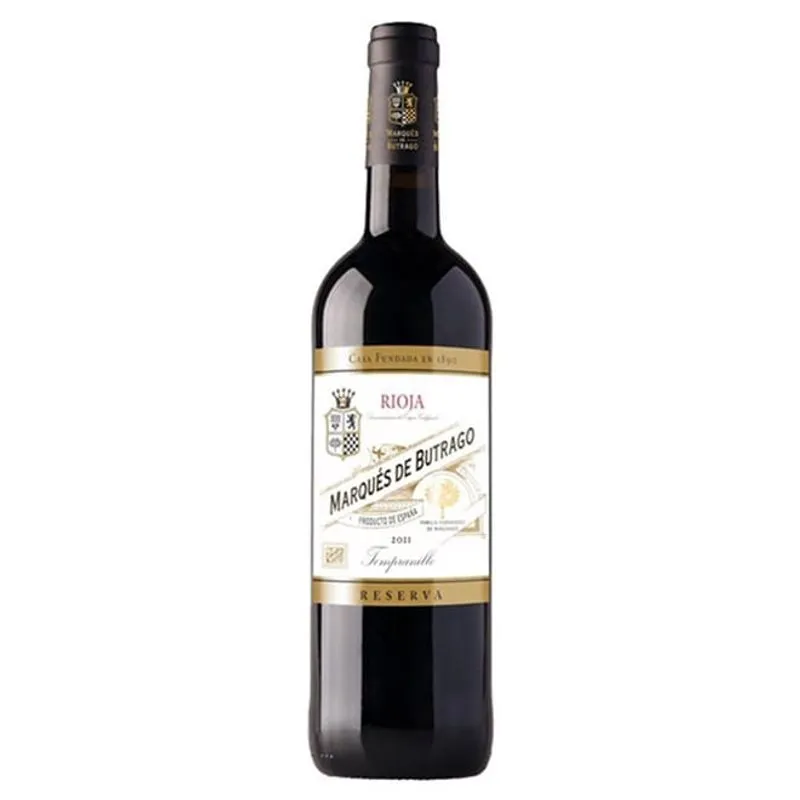 Vinho Espanhol Marqués de Butrago Tinto Reserva D.O.CA Rioja 2014