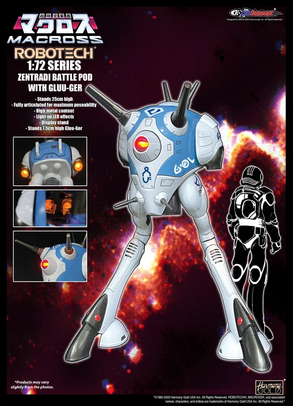 Kitzconcept 1-72 MACROSS ZENTRADI BATTLE POD (OR WITH GLUU-GER) **機體連駕駛員** (842197100480)