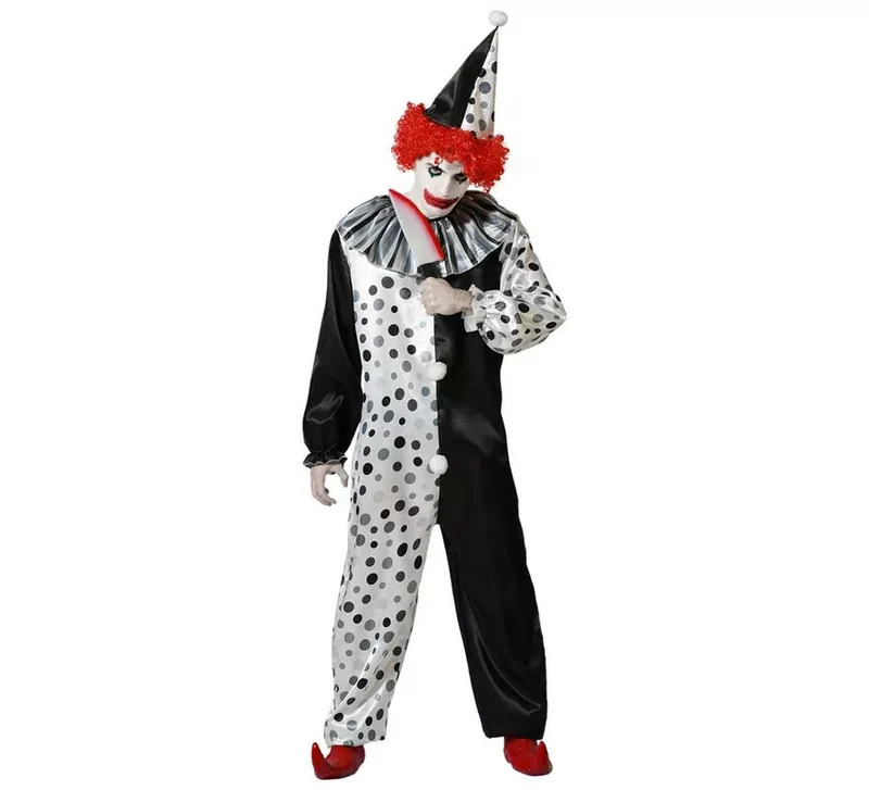 Disfraz de Payaso Gris para adulto XL