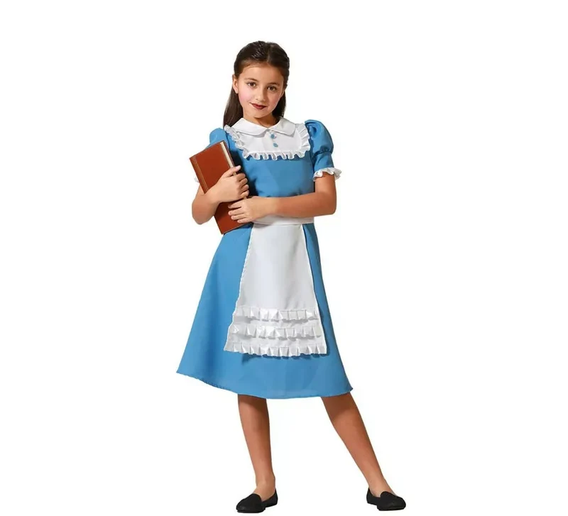 Disfraz de Princesa de Cuento azul para niña 7-9A