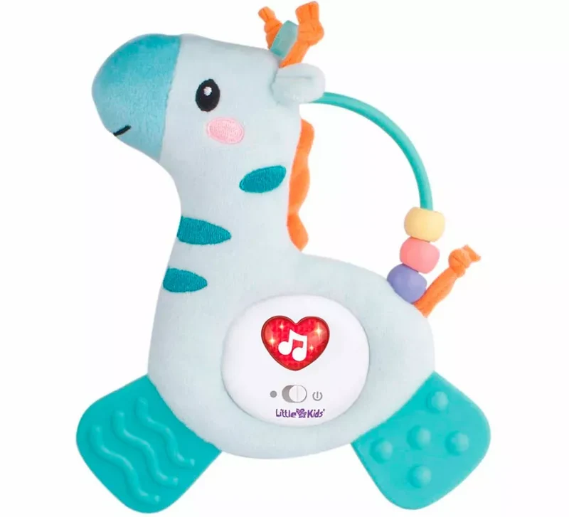 Jirafa Musical azul con Luz y Sonido de 24 cm Sin talla