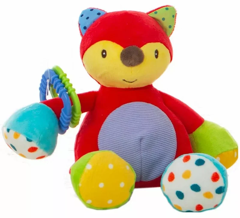 Zorro de Peluche rojo infantil de 26 cm Sin talla
