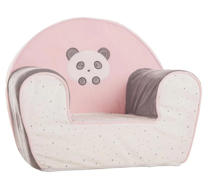 Sillón de Oso Panda en varios colores de 44X34X53 cm Rosa