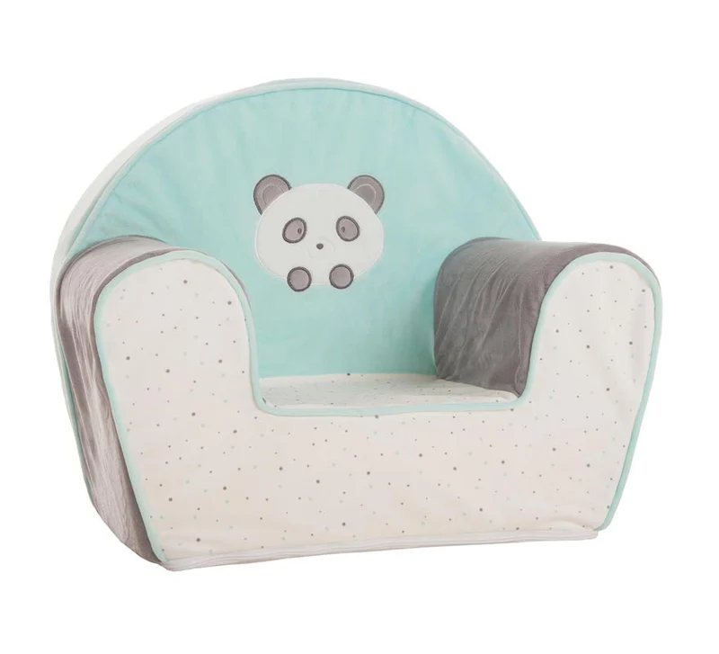 Sillón de Oso Panda en varios colores de 44X34X53 cm Turquesa