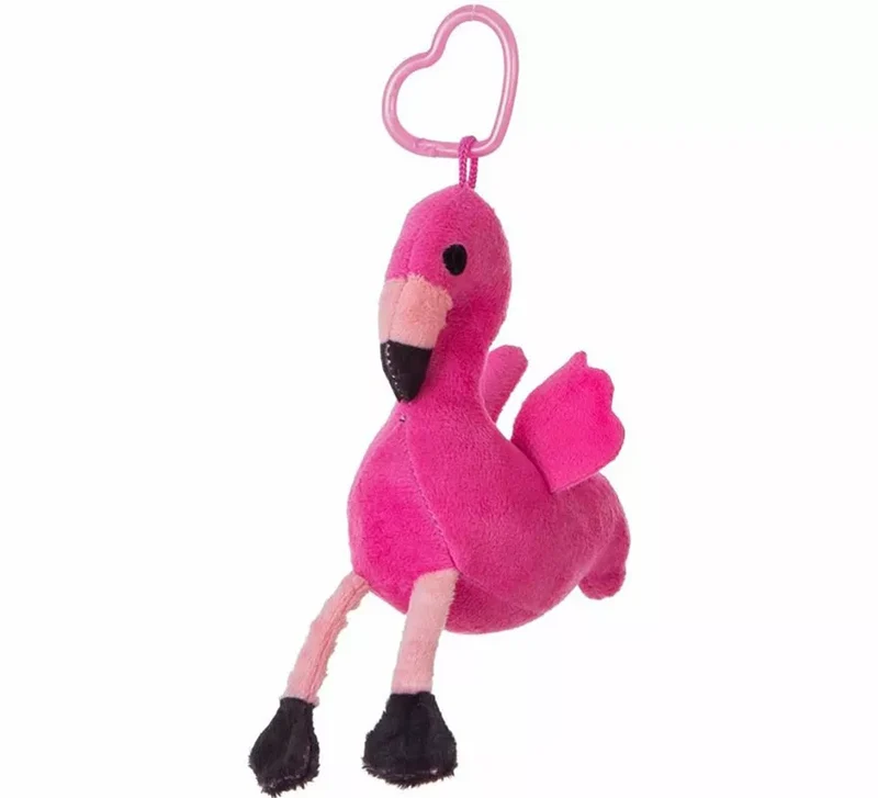 Llavero Flamenco de Peluche de 12 cm Sin talla