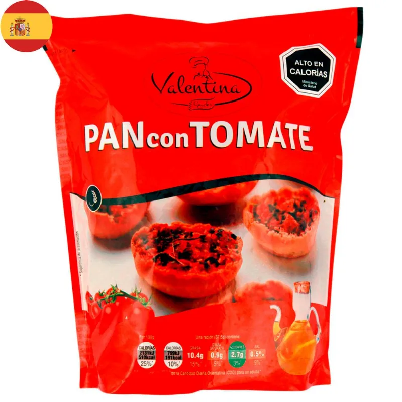 Pan Tostado Valentina con Tomate 150 g