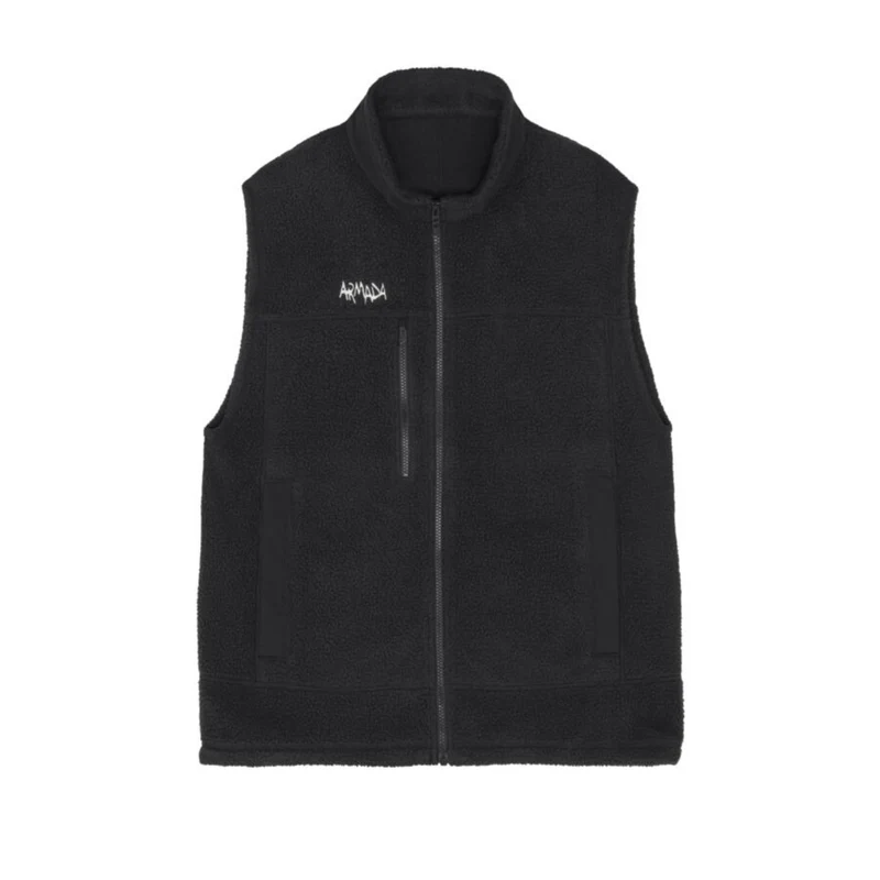 Armada Klatch Unisex Fleece Vest 2027 Black / L