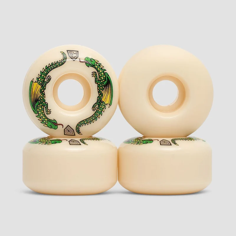 Powell Peralta Dragon Formula 93A V1 SkateboardWheels Off White 54x32mm 54mm / Off White