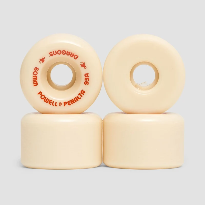 Powell Peralta Dragon Formula 93A Skateboard Wheels Off White 60x39mm 60mm / Off White