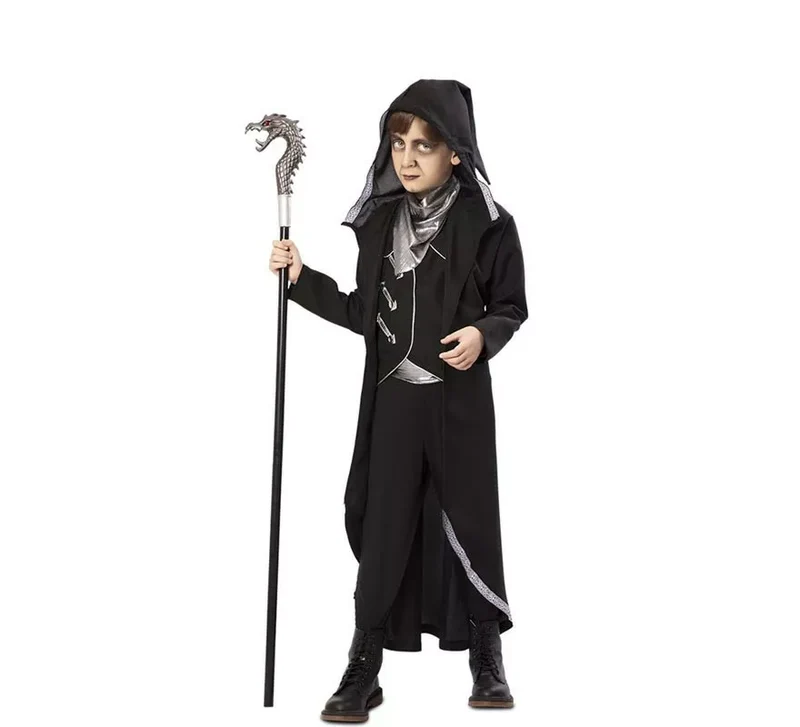 Disfraz de Hechicero negro para niños 7-9A
