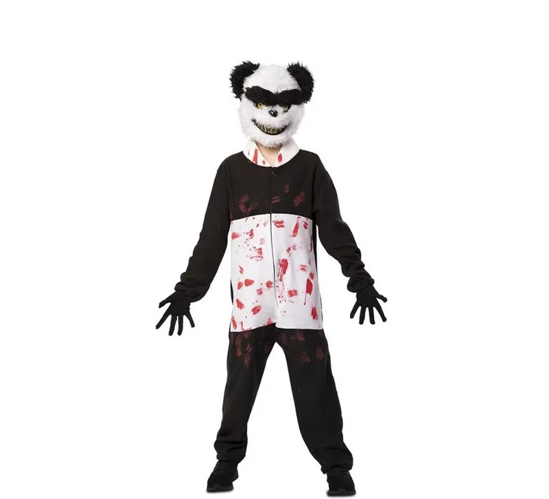 Disfraz de Panda Zombie para niños 10-12A