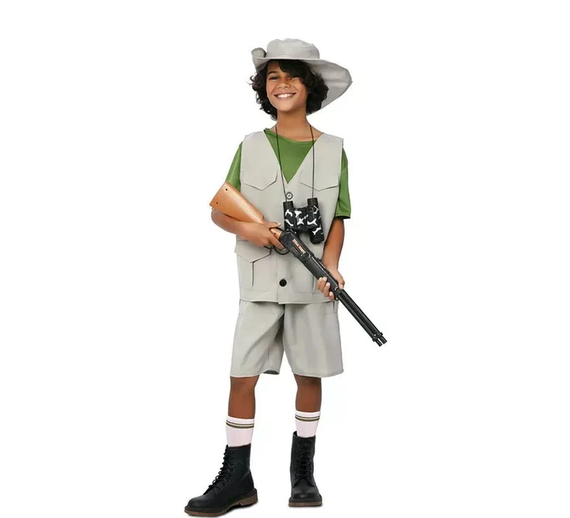 Disfraz de Explorador de la Naturaleza con sombrero para niño 3-4A