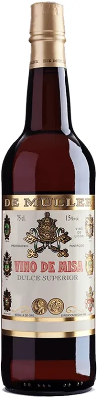 Vino de Misa Dulce Superior de Muller, 750ml
