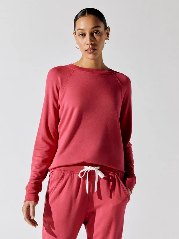Warm Up Fleece Sweatshirt - Lychee LYCHEE / XL