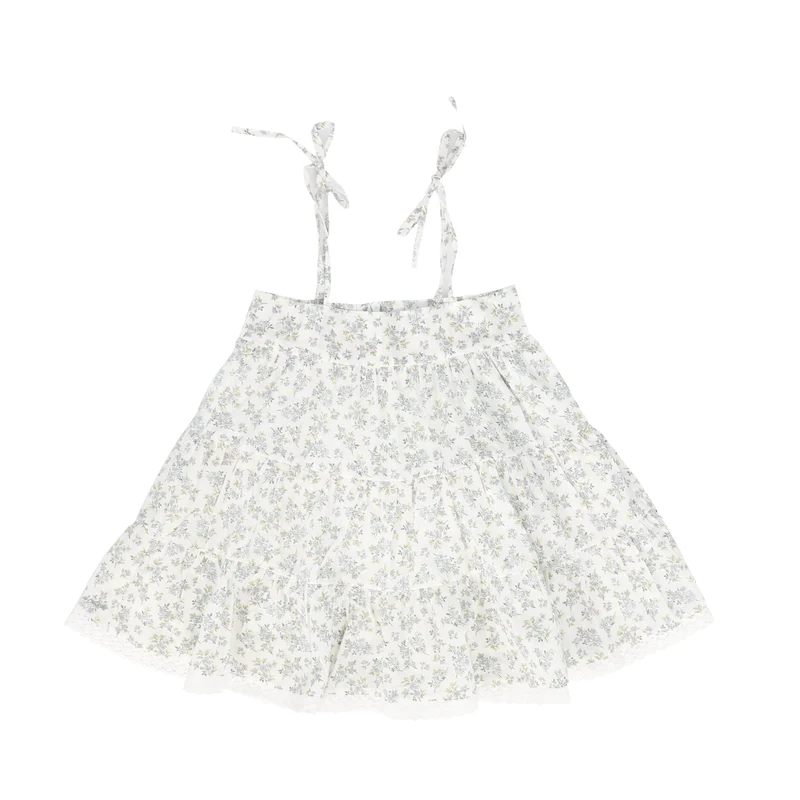 ONE CHILD FLORAL LACE TRIM TIERED JUMPER [FINAL SALE] 7
