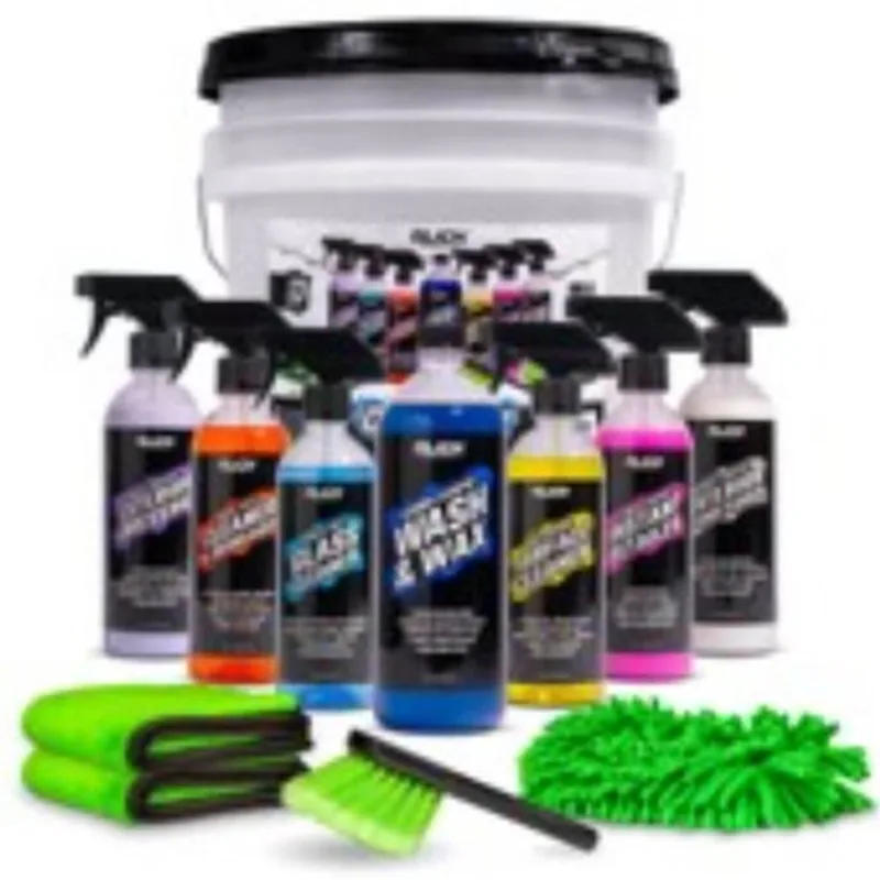 Slick Products Car Wash and Detail Kit - 13 Pcs