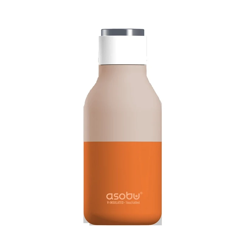 Asbv24Bl Asobu Urban Water Bottle Pastel Blue 460Ml Orange