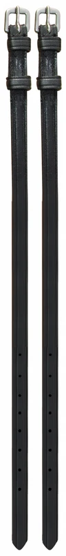 Perris Spur Straps With Keepers Adult Bk/Wh Black / Child