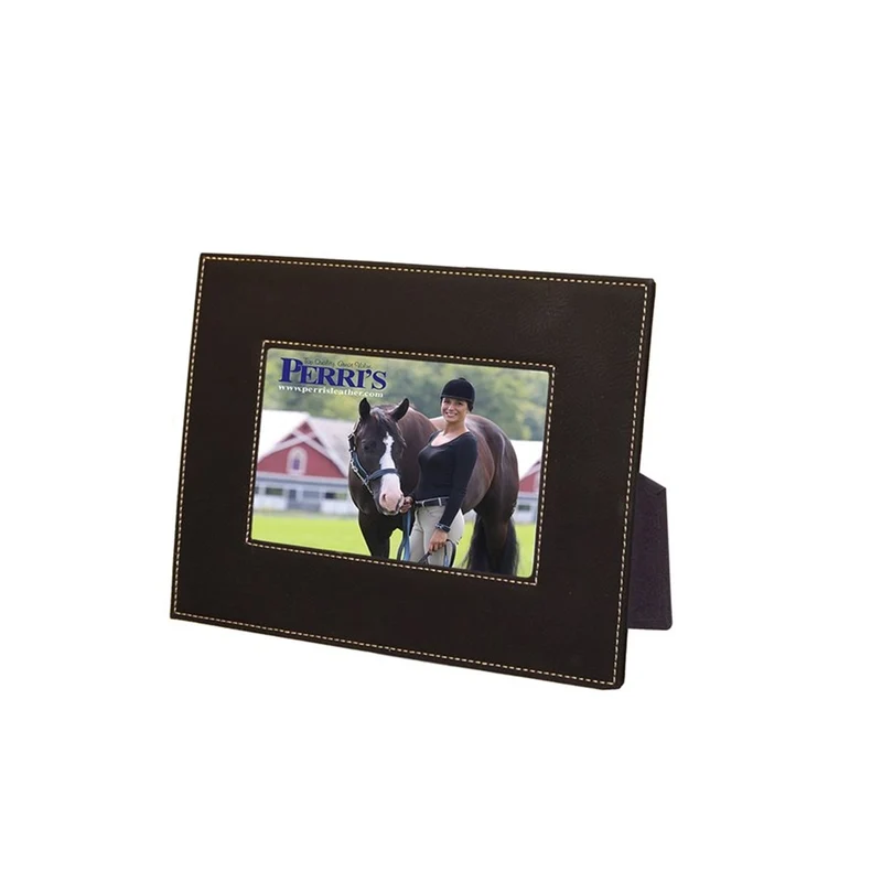 Perri's Leather Picture Frame Black / 5 x 7