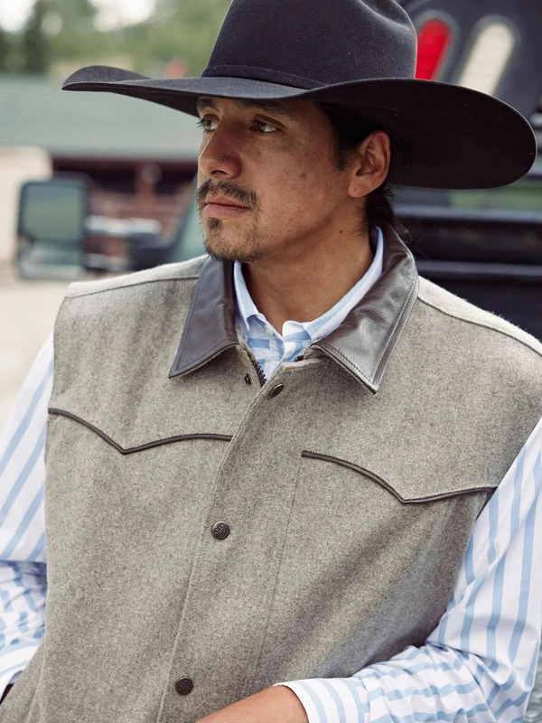 Schaefer Outfitter Men's Cattle King Wool Vest S