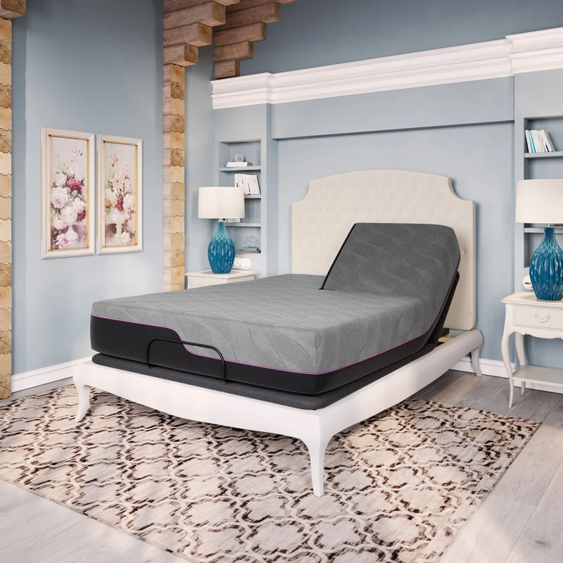 11" Renew Flex Head Cooling GelCare Memory Foam Mattress Gray / Queen