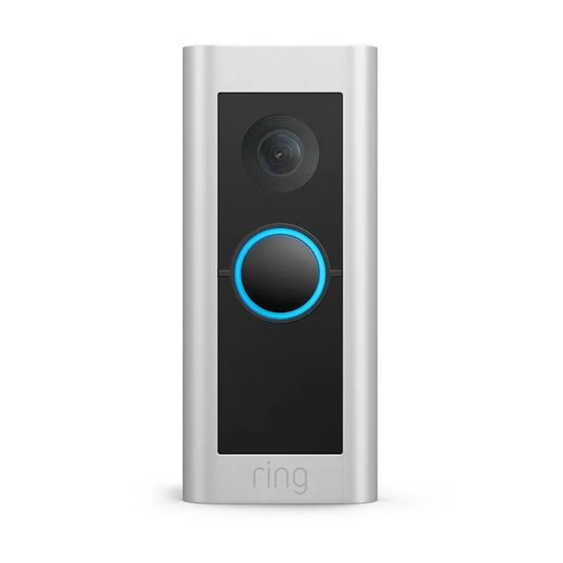 Ring Pro 2 Video Doorbell 1536p HD - Black and Grey