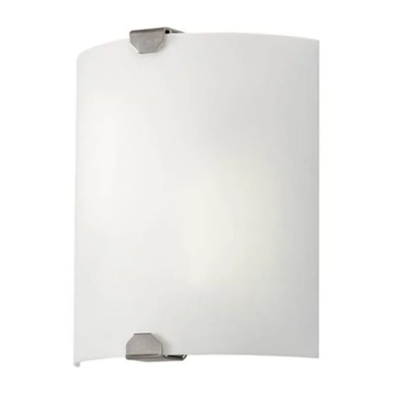 Russell Lighting Perch 2-Light Wall Sconce - Brushed Chrome