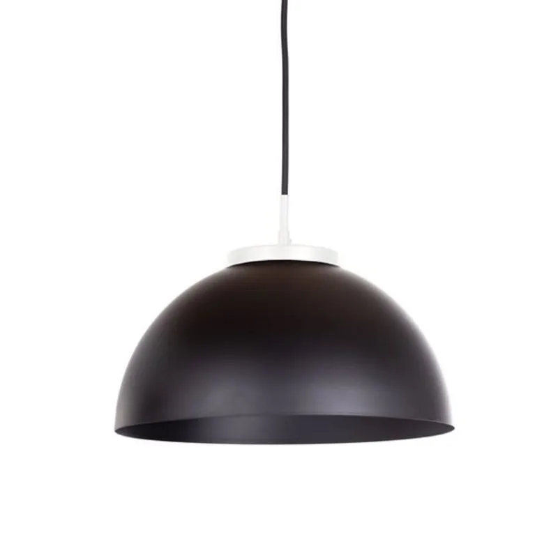 Russell Lighting Hana Pendant Light with Integrated LED 13.5 W X 8-in H - Black