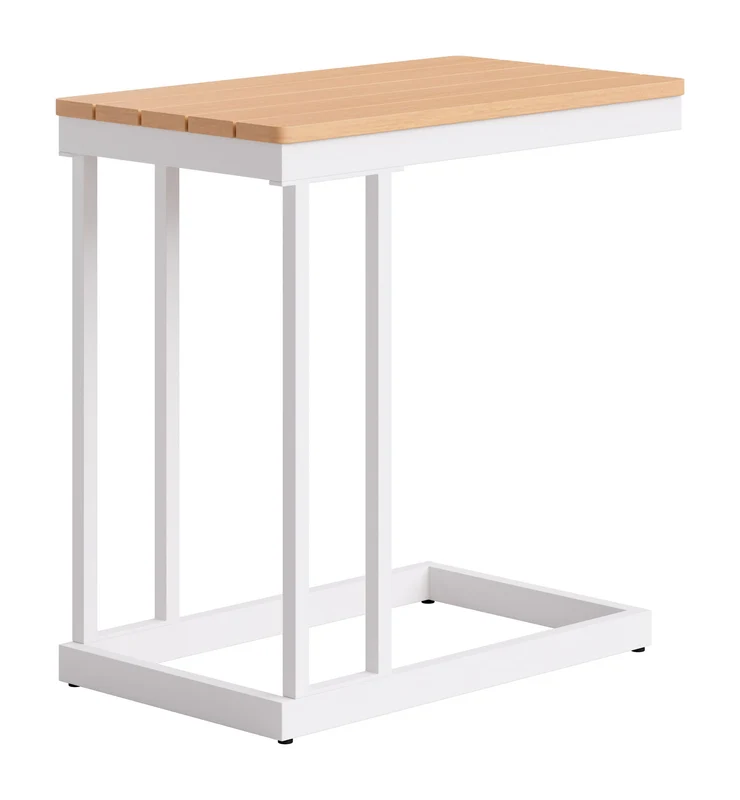 Tamaru - Side Table - Natural / White