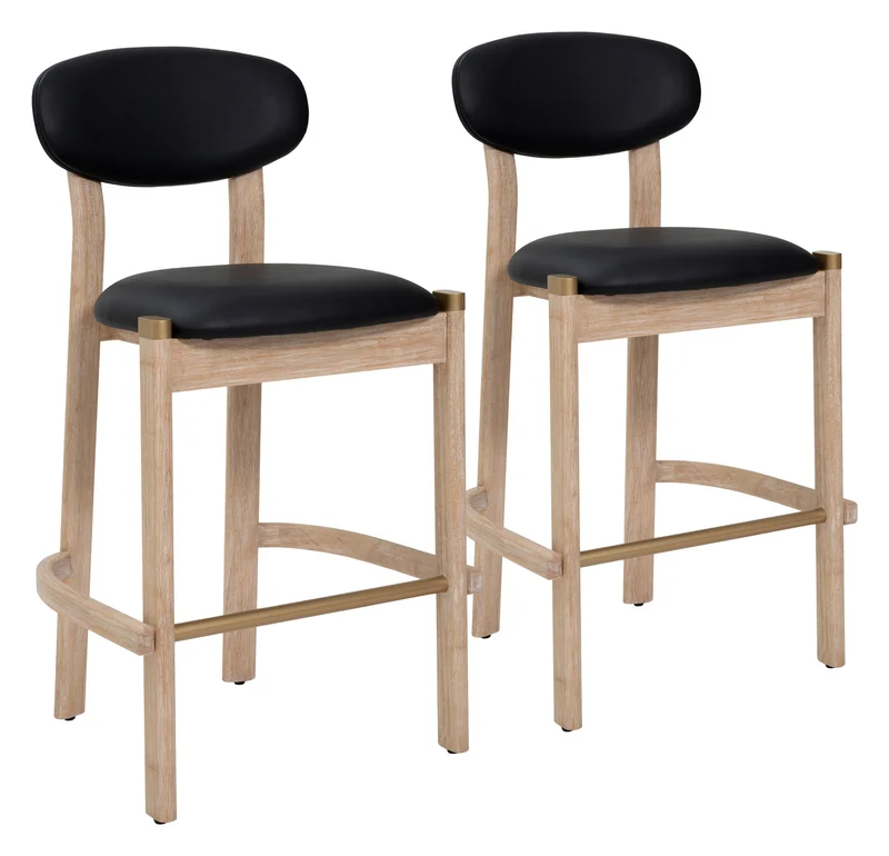 Rilou - Barstool (Set of 2) Black